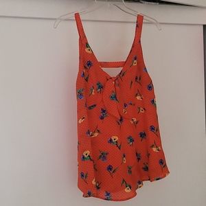 Silk sleveless top
